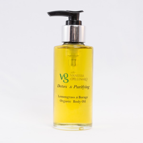 Detox – Purifying Lemongrass Borage Organic Body Oil