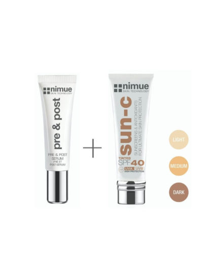 Nimue Skin Technology Nimue Skin Buy Online - Pre psot Cream SPF40 Tinted